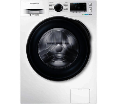 SAMSUNG  ecobubble WW80J6410CW Washing Machine - White